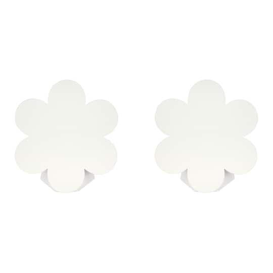 12 Packs: 2 ct. (24 total) 10&#x22; Flower Shaped Canvases by Creatology&#x2122;